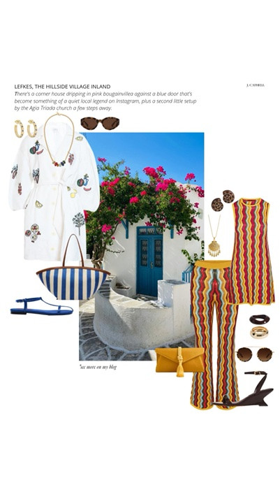 Paros has officially moved to the top of my travel wish list 🇬🇷✨

Think whitewashed villages, bougainvillea-lined streets, turquoise water, seaside tavernas, golden sunsets, and that laid-back Greek island charm that makes you want to stay forever. I rounded up the best places to stay, where to eat, what to do, and of course, what to wear for the ultimate Paros escape.

From breezy linen dresses and beautiful swimwear to woven bags and effortless vacation pieces, this edit is inspired by everything we love about a Greek summer.

Shop the full Paros travel edit below. 🤍

#Paros #ParosGreece #GreekIslands #GreeceTravel #EuropeanSummer #VacationStyle #ResortWear #WhatToWear #TravelStyle #IslandStyle #SummerFashion #LTKStyle #GreekSummer #VacationInspiration

#LTKTravel #LTKSeasonal #LTKOver40 #LTKTravel