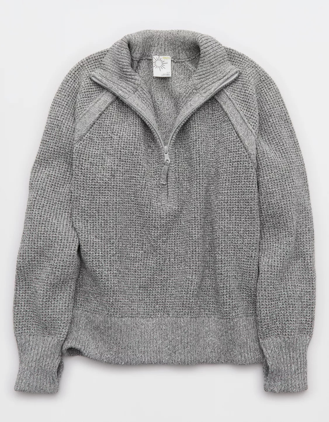 OFFLINE By Aerie Cool Down Quarter Zip Sweater | Aerie