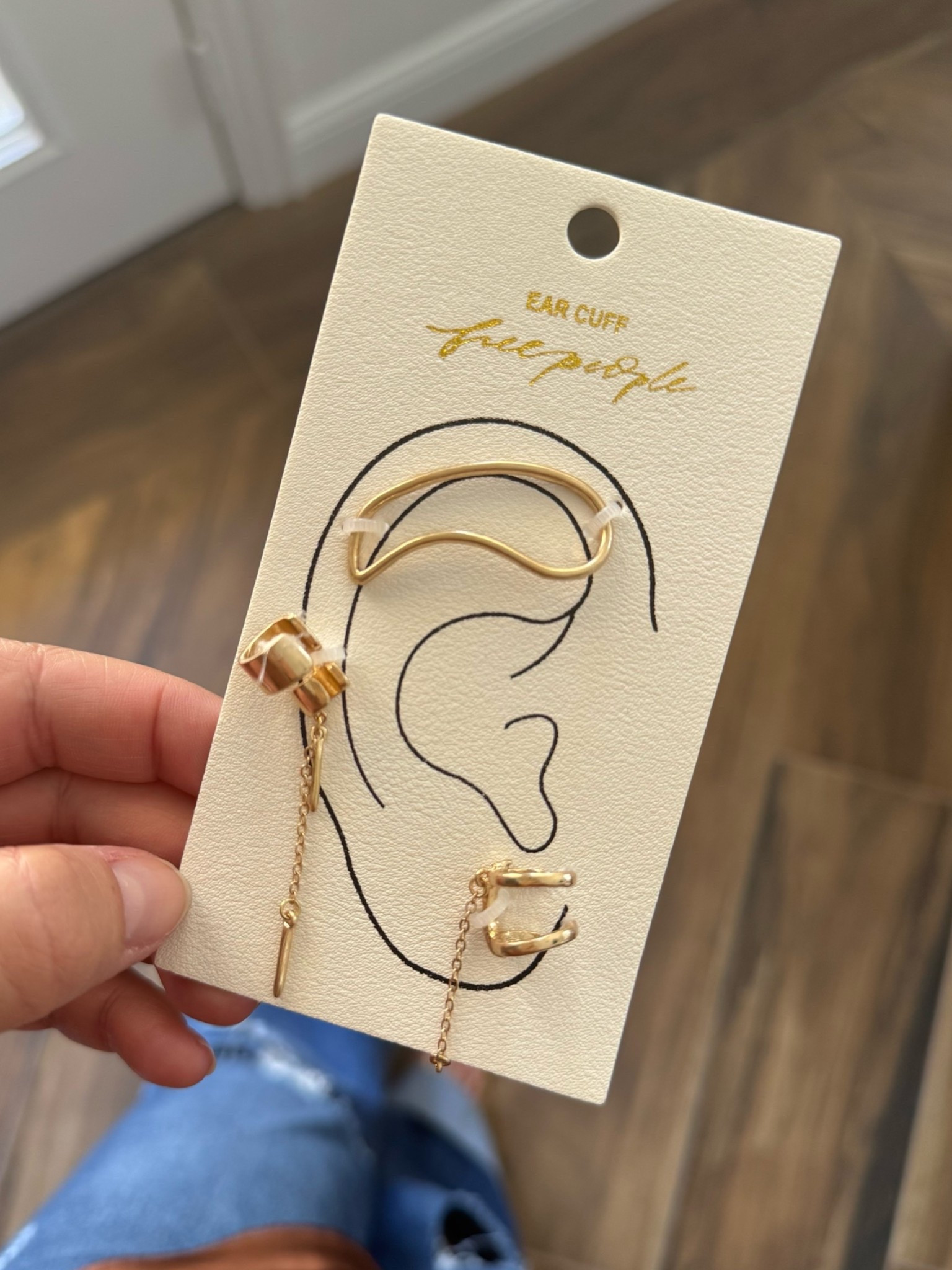 The cutest ear cuffs from Free People!