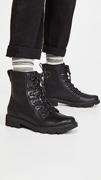 Lennox Lace Rouge Combat Boots | Shopbop