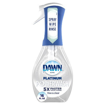 Dawn Platinum Powerwash Spray Starter Kit - Free & Clear - 16 fl oz | Target