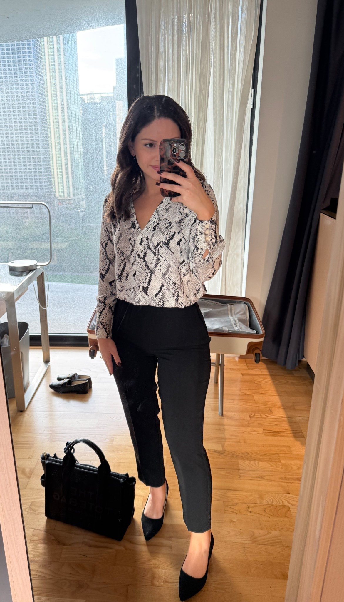 Work outfit #ootd #snakeprint 

#LTKWorkwear #LTKSaleAlert