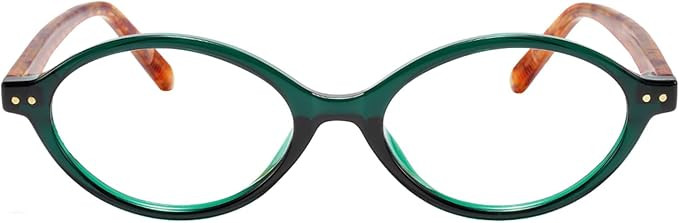 TIJN Olisa Blue Light Blocking Glasses for Women Men,Oval Glasses Frame Bluelight Glasses for Gam... | Amazon (US)