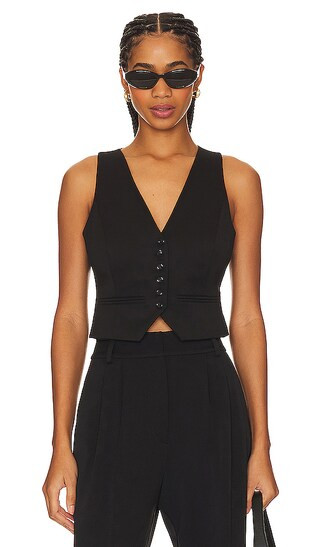 The Favorite Vest in Black | Revolve Clothing (Global)