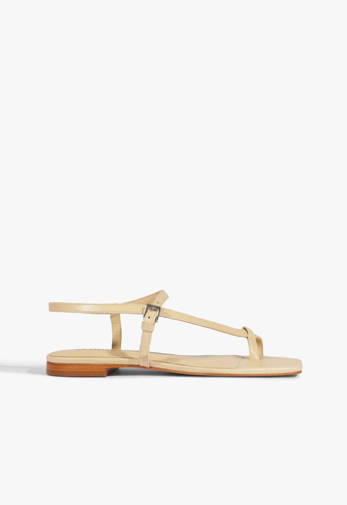 Lisa Flat Sandal | Beige Suede | Schutz (US)