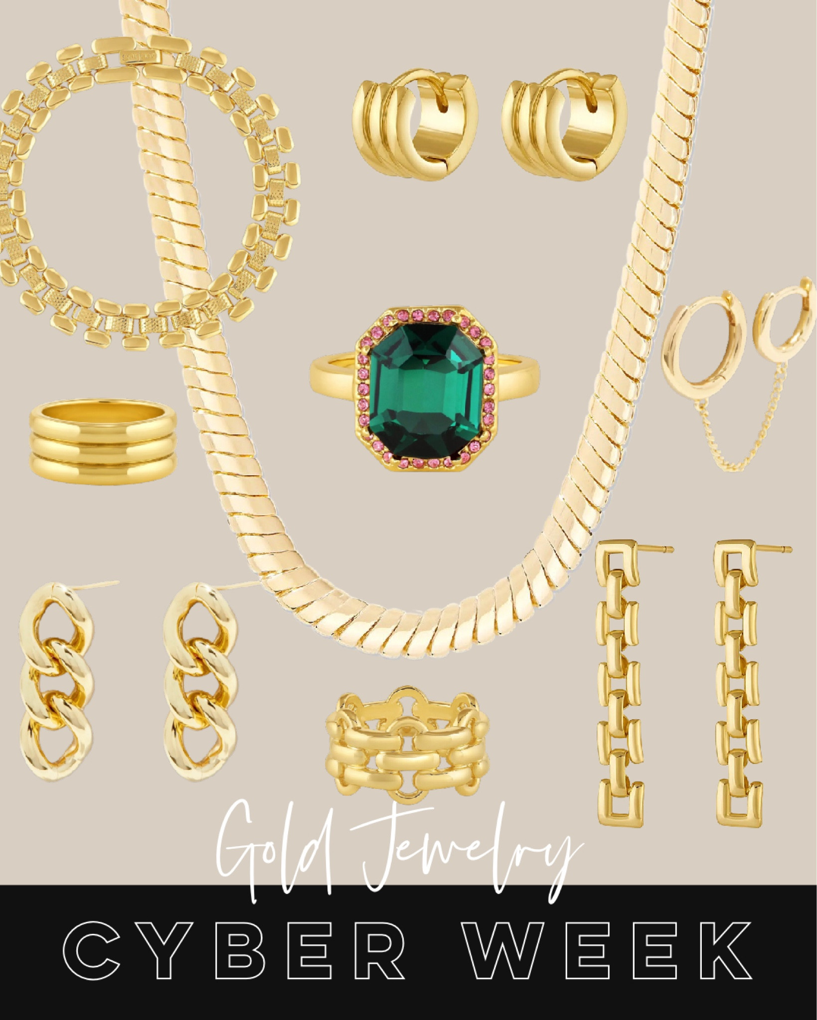 If you love gold jewelry this is your brand! I wear my huggies every single day and it’s the only gold I have found that won’t tarnish. Almost everything is under $100 and it’s great quality with a classic look.  Great gifts for mom, sisters, girlfriends, and daughters.  Here is the link to my top picks from bracelets, two earrings and classic gold rings. Most of them I own and love. 

#GiftsForHer #GiftsForMom #MomGifts #GiftsForGirlfriends #BestGoldJewelry
  

#LTKCyberweek #LTKHoliday #LTKGiftGuide