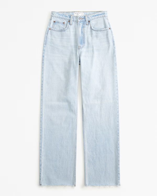 Curve Love High Rise Loose Jean | Abercrombie & Fitch (US)