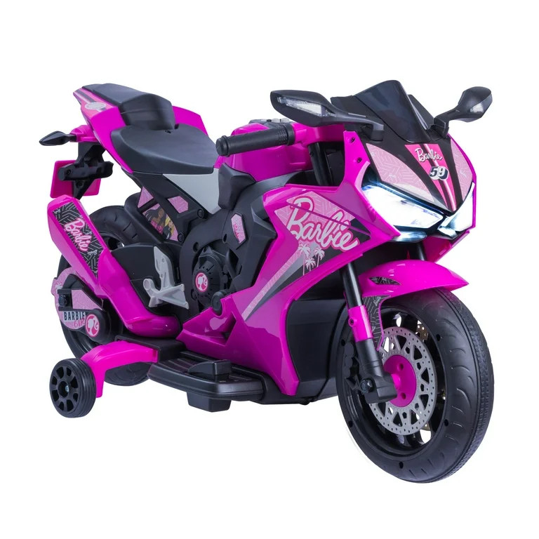 6V Barbie Motorcycle Ride on, Max 1 mph, for Kids Ages 3+ Years, by Flybar | Walmart (US)