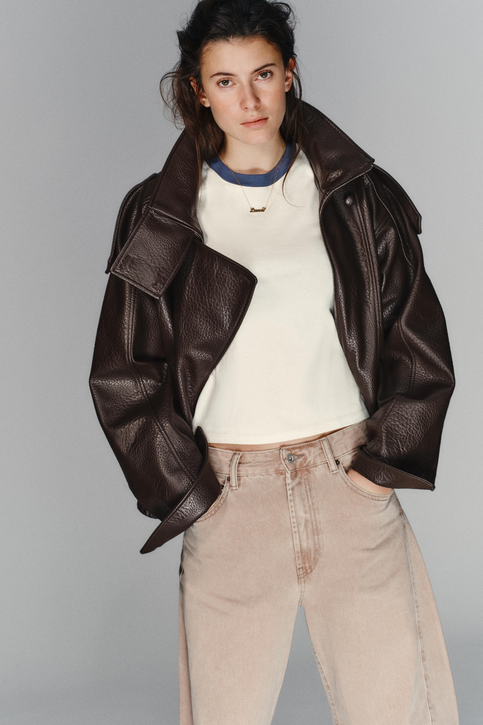 TRF MID-RISE BAGGY BALLOON JEANS | Zara US