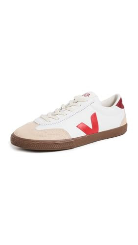 VEJA Women's Volley Sneaker, White/Pekin/Bark, 4 | Amazon (US)