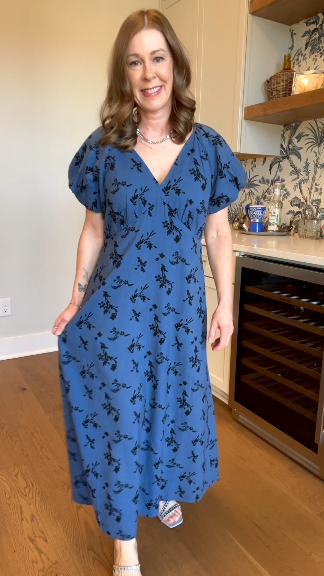 This dress is so beautiful and the fit is so good! 
I did size up to a medium for a flowy fit! 
#easterdress #targetfashion

#LTKPetite
