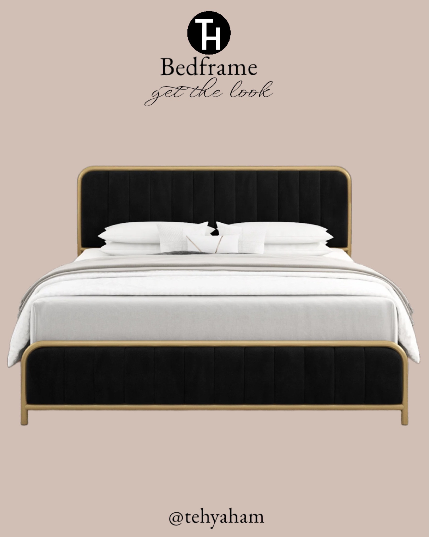 Loving this bedframe! Look at the gold and black! 

Bed frame 

#LTKstyletip #LTKhome #LTKSale