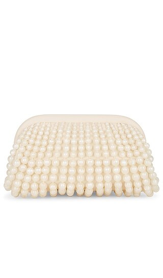 Nia Clutch in Ivory | Revolve Clothing (Global)