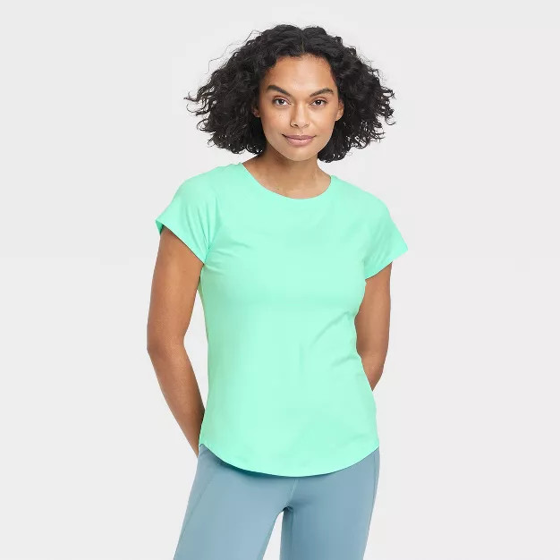 Women's Essential Crewneck Short Sleeve T-Shirt - All in Motion™ | Target