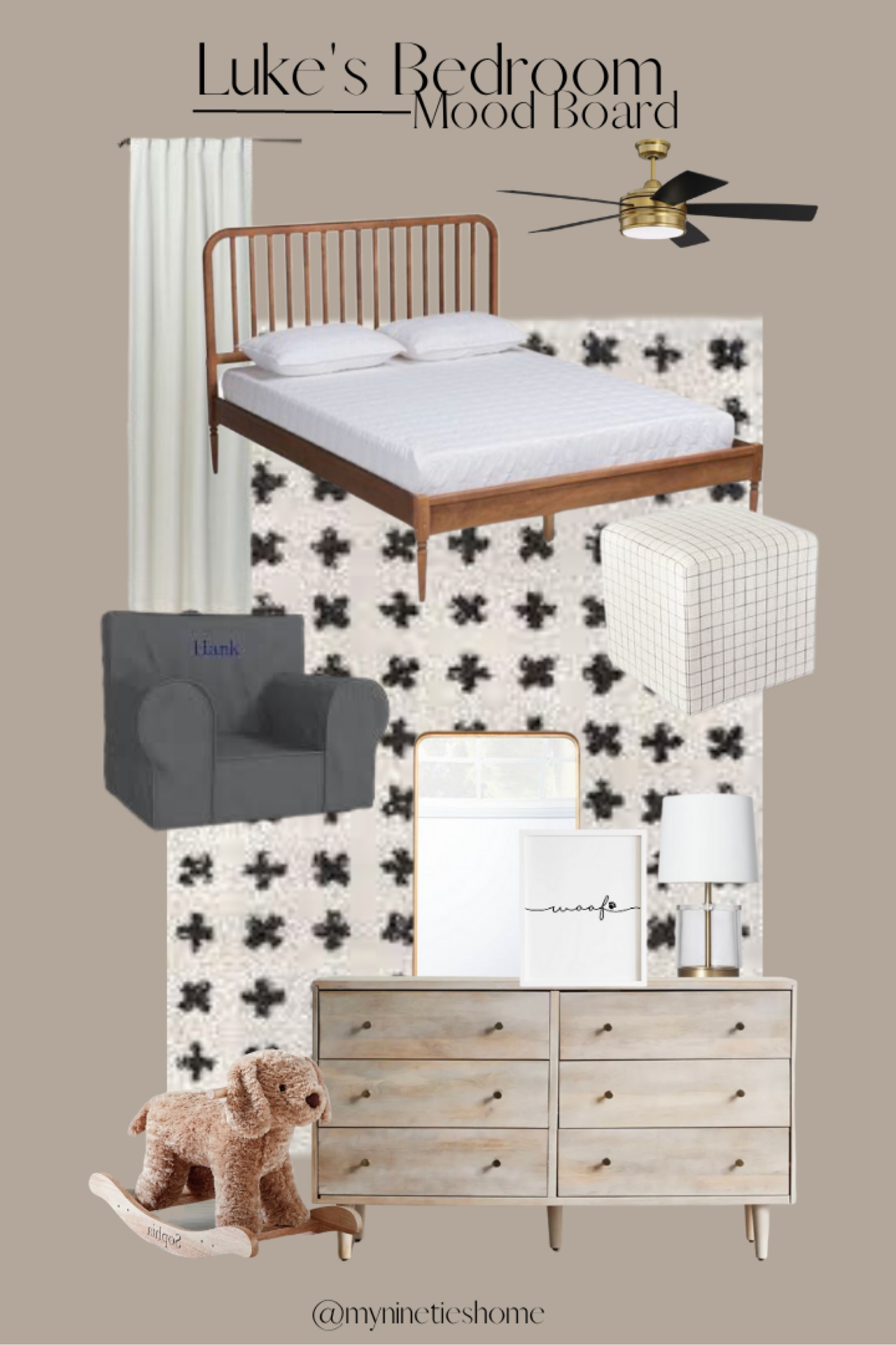 Luke’s Bedroom Mood Board: Love the simplicity of this walnut bed! 

Toddler bedroom, boy’s bedroom, bedroom dresser, kid’s room, dog room, walnut bed, blackout curtains, plaid ottoman 

#LTKstyletip #LTKkids #LTKhome