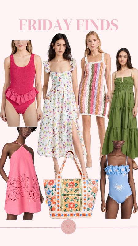 Friday finds - shop bop favorites / summer dress - vacation outfit / resort wear / one piece bathing suit - swimsuit / vacation dress 

#LTKSeasonal #LTKtravel #LTKswim