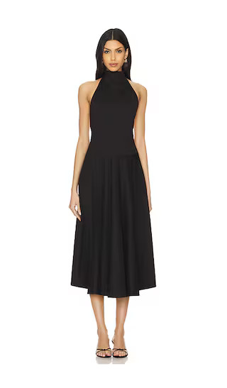 Kara Halter Dress in Black | Revolve Clothing (Global)