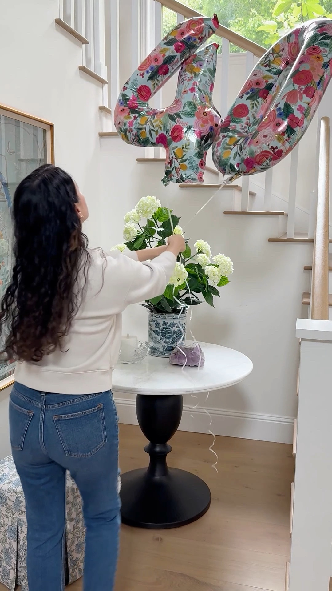 The prettiest number birthday balloons ever!