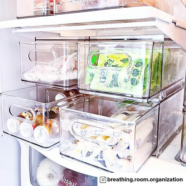 The Home Edit by iDesign Divided Fridge Drawer | The Container Store