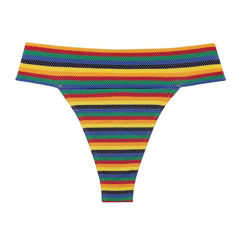 Caribbean Stripe Tamarindo Bikini Bottom | Montce