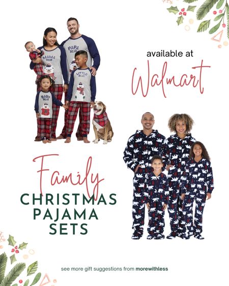 Say cheese! Have the whole family looking cute and festive in these 2-Piece Plaid Bear Christmas Pajama Set and Fleece Navy Bear Onesies. There’s a style for everyone even your furry family members!

#LTKHoliday #LTKSeasonal #LTKfamily