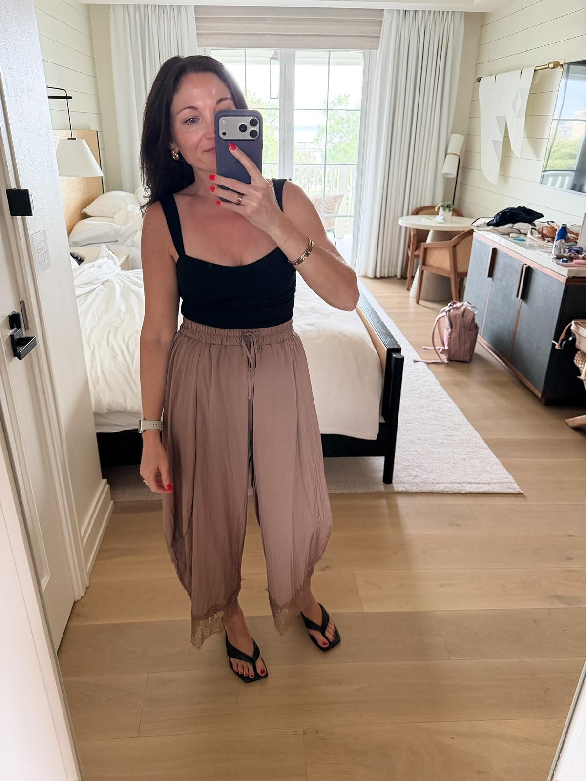 Love these lace pants from Amazon! 

 #LTKdayinmylife #LTKgrwm #LTKootd