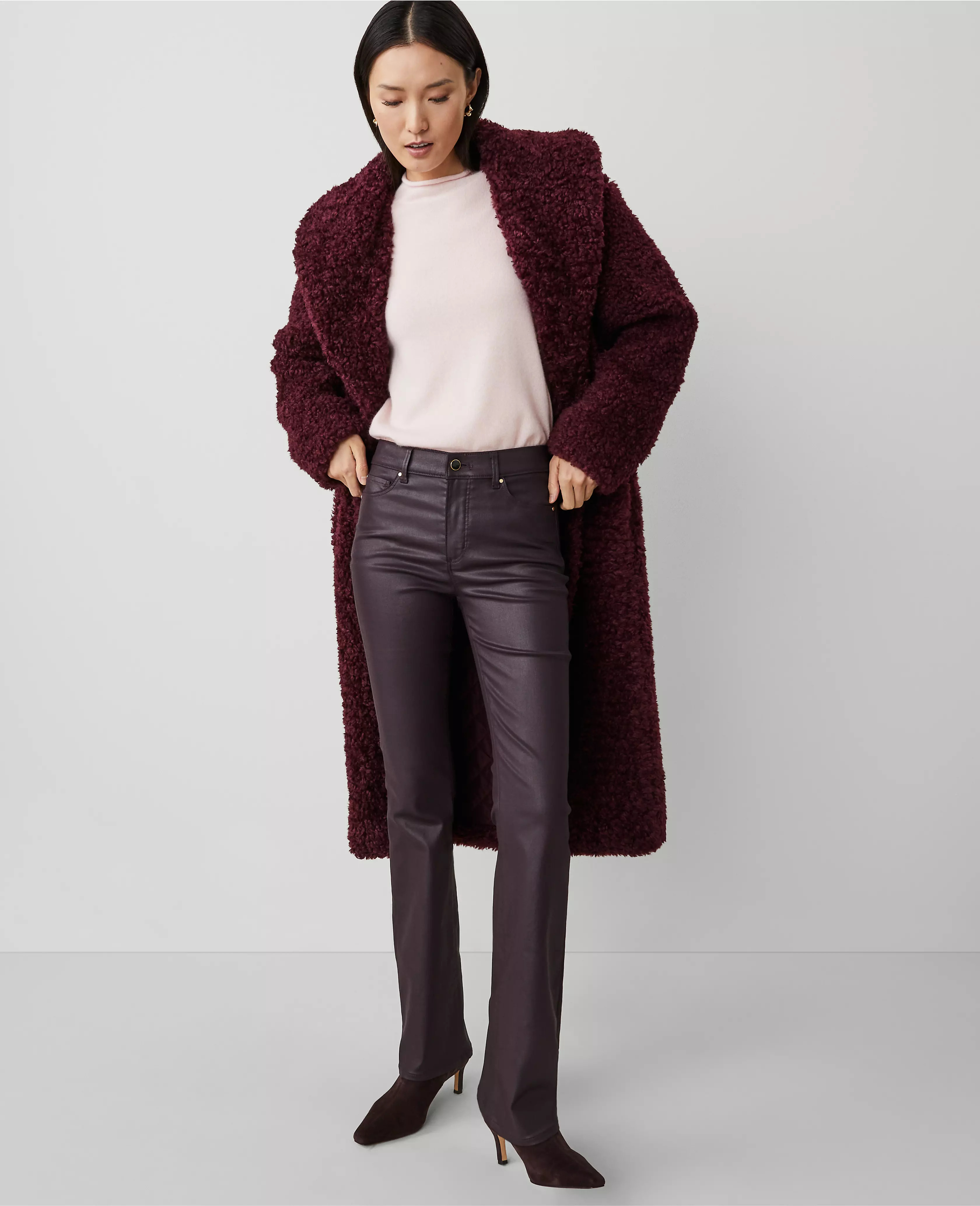 The Coated Boot Jean | Ann Taylor
