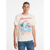 Americana Men's and Big Men's Fishing Graphic Tee Shirt from Way to Celebrate, Sizes XS-3XLT | Walmart (US)