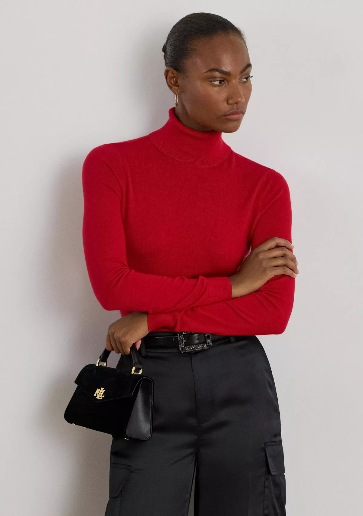Lauren Ralph LaurenWomen's Silk-Blend Turtleneck Sweater | Belk