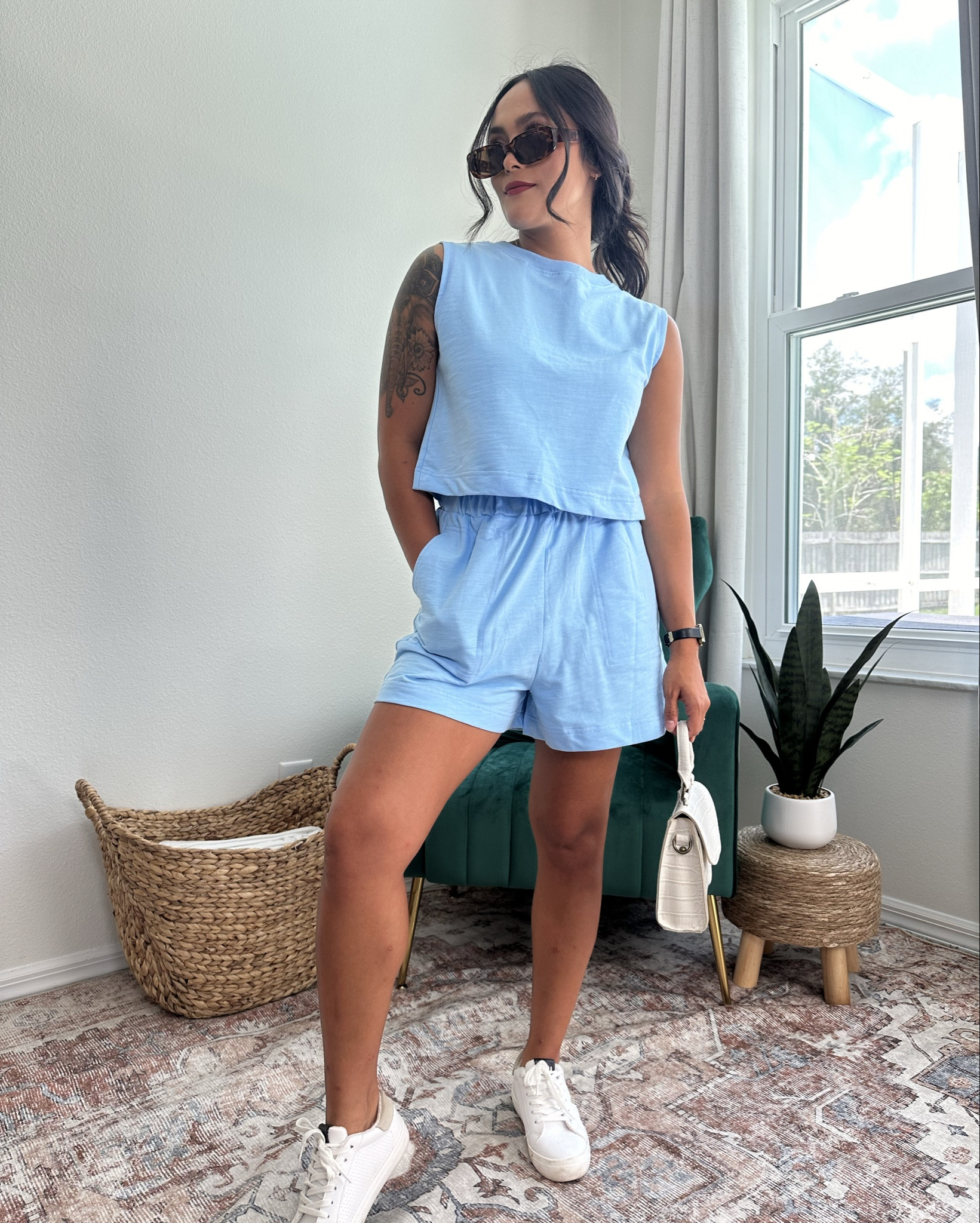 2 piece set with cute button down back. Wearing size small  

#LTKFamily #LTKFindsUnder50 #LTKStyleTip