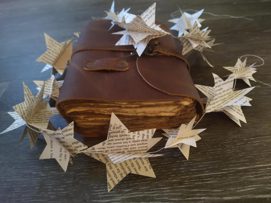 Vintage Book Page Star Garland, Baby Shower, Book Themed Party Decor, Christmas Decor, Vintage Bo... | Etsy (US)