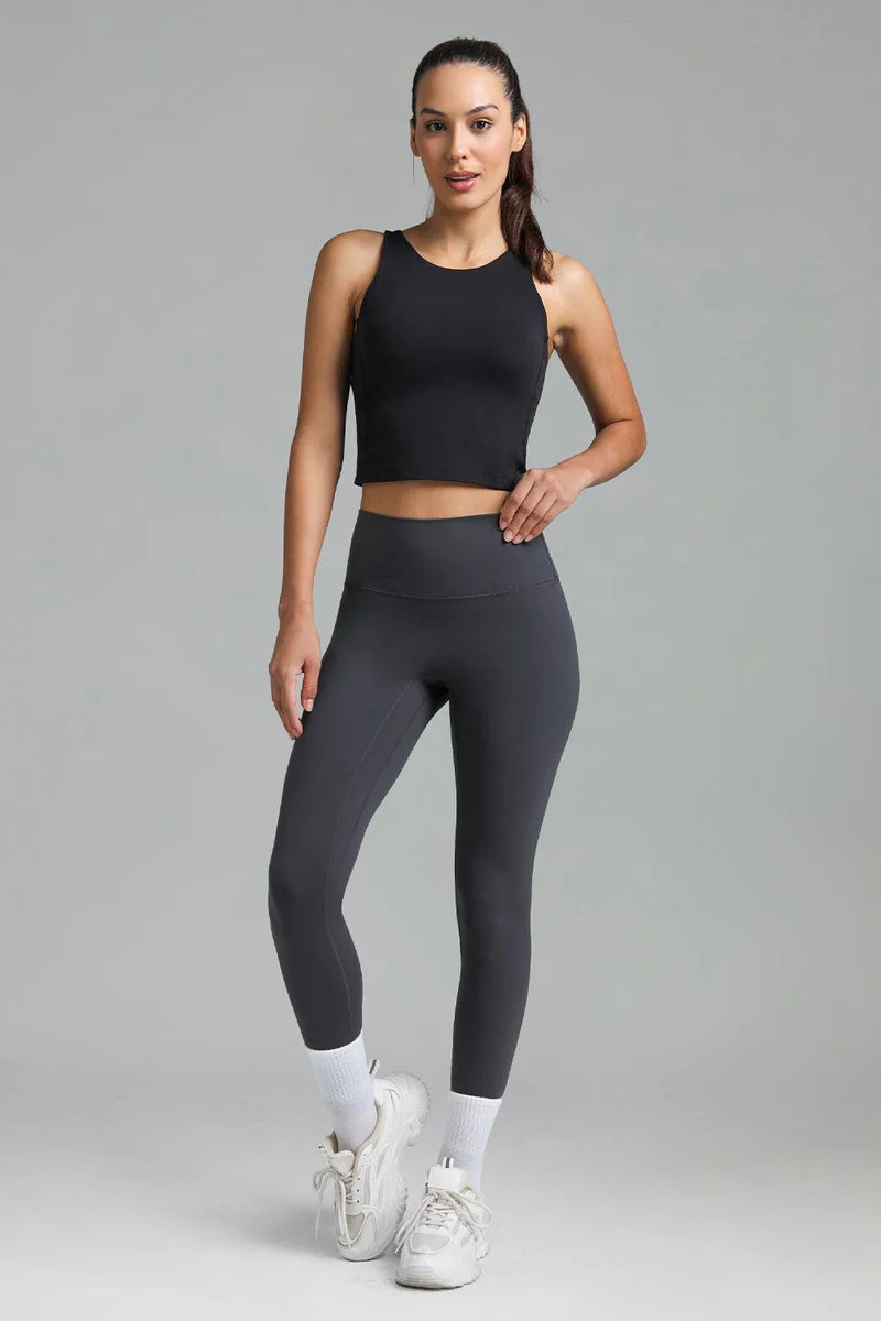 Dreamlux High Waisted No Front Seam 28" Full Length Workout Legging | Colorfulkoala