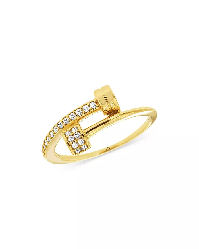Bloomingdale's Diamond Bypass Ring in 14K Yellow Gold, 0.20 ct. t.w.- 100% Exclusive Back to resu... | Bloomingdale's (US)