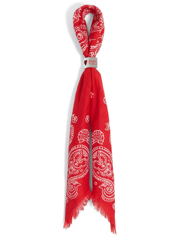 bandana-print bag charm | Farfetch Global