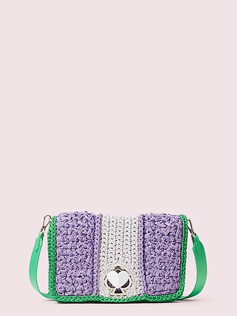 nicola knit twistlock medium shoulder bag | Kate Spade (US)