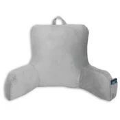 Mainstays Micro Mink Plush Backrest, Soft Silver Gray | Walmart (US)