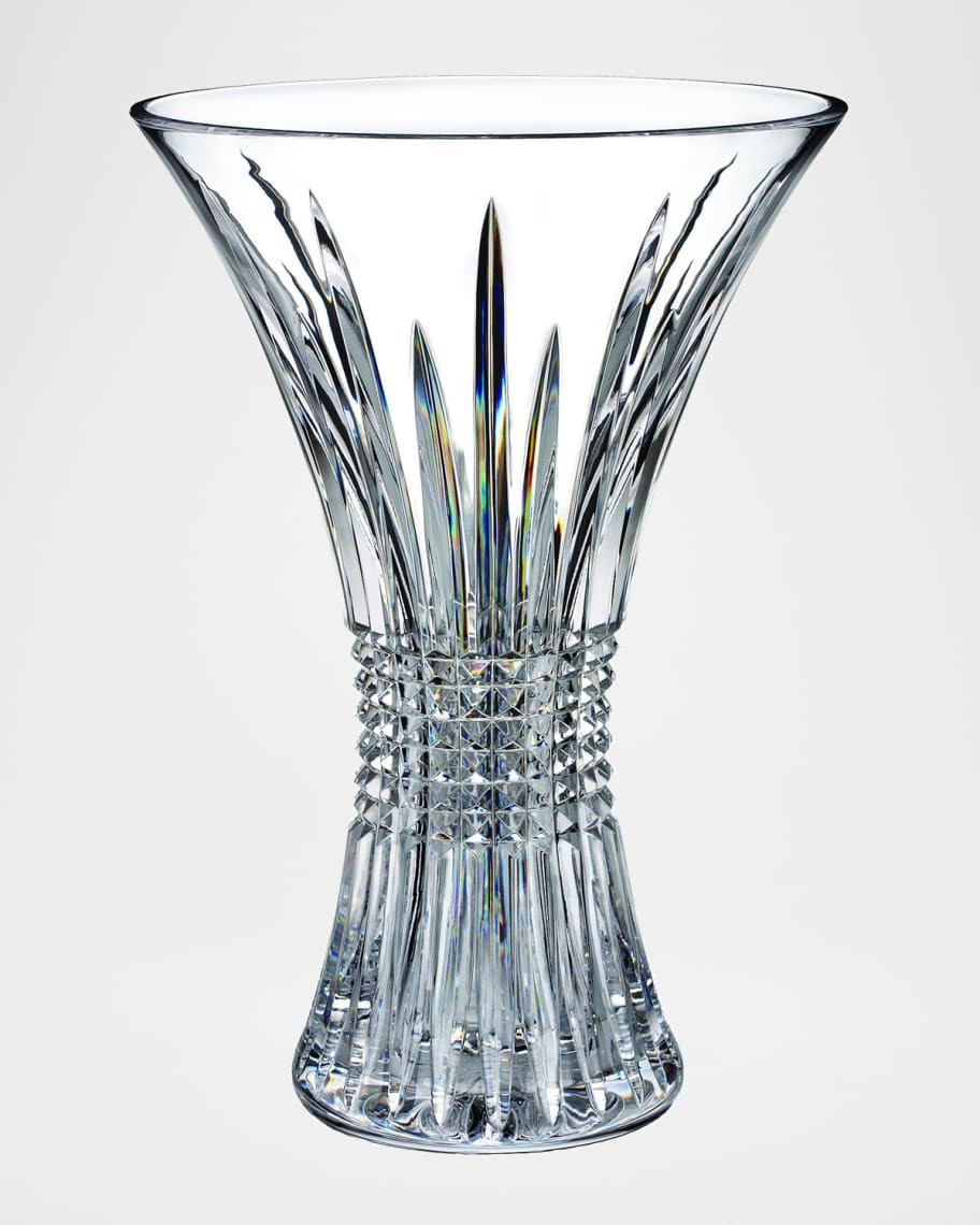 Waterford Crystal Lismore Diamond 14" Vase | Neiman Marcus