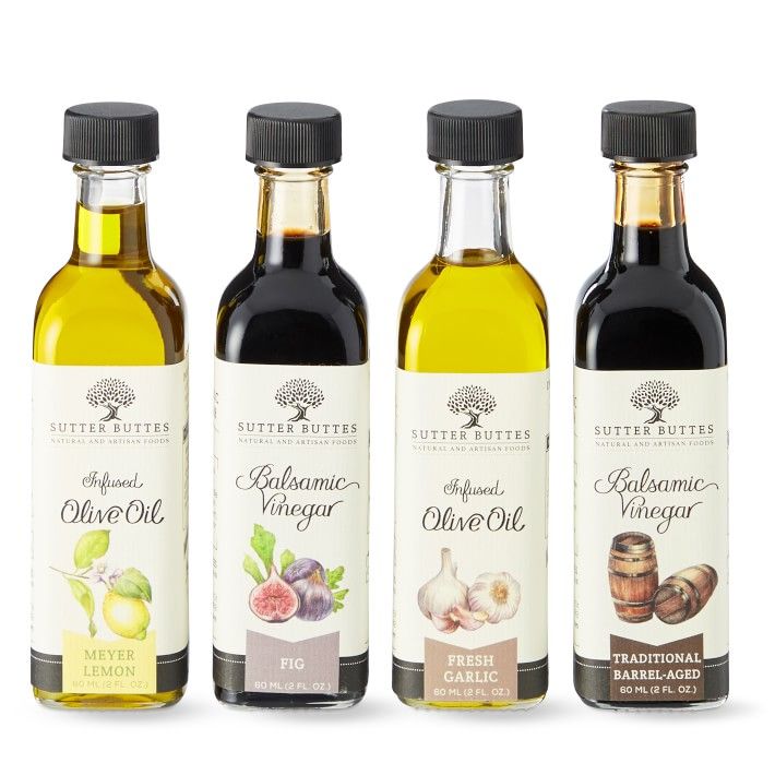 Sutter Buttes Infused Oil and Vinegar Gift Set | Williams-Sonoma