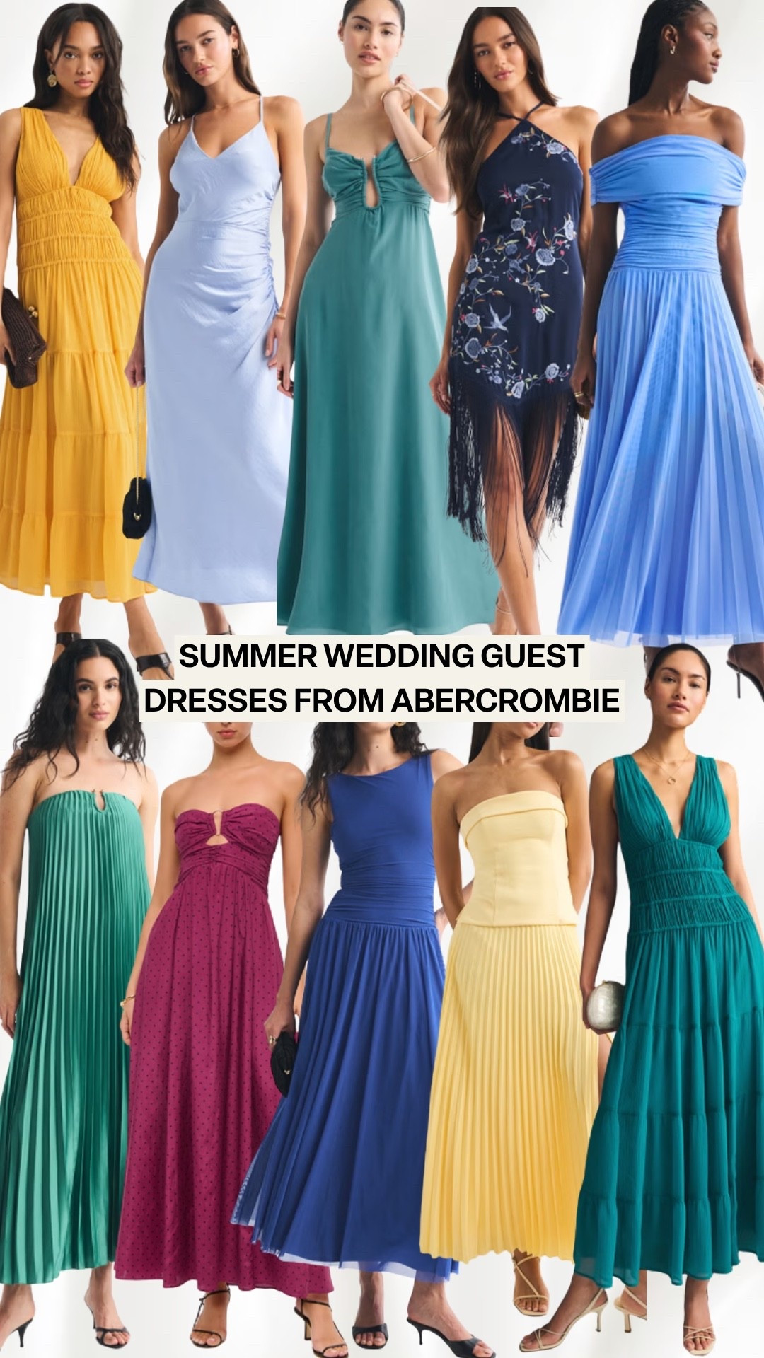 Summer Wedding Guest Dresses from Abercrombie! #kathleenpost #Ad, #AbercrombiePartner, @abercrombie

#LTKWedding