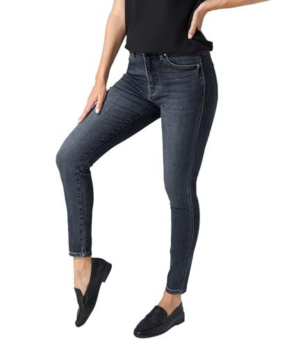 GENUWII Skinny Jeans for Women High Waisted Pants Stretchy, Cotton Denim Jeggings with Pockets, 32, Dark Blue | Amazon (US)