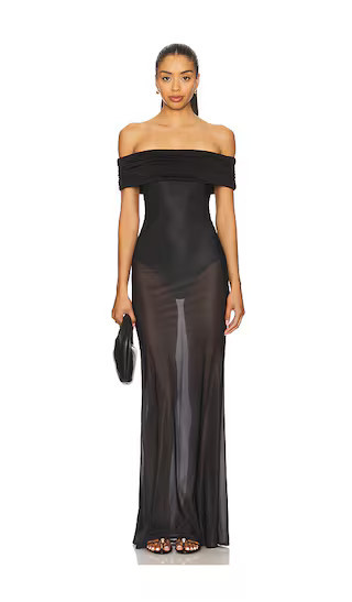 NBD The Lucia Maxi Dress in Black. - size L | Revolve Clothing (Global)