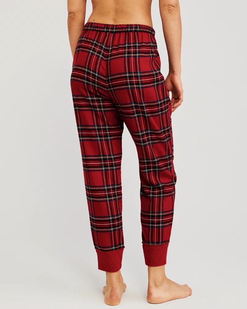Flannel Sleep Joggers | Abercrombie & Fitch US & UK
