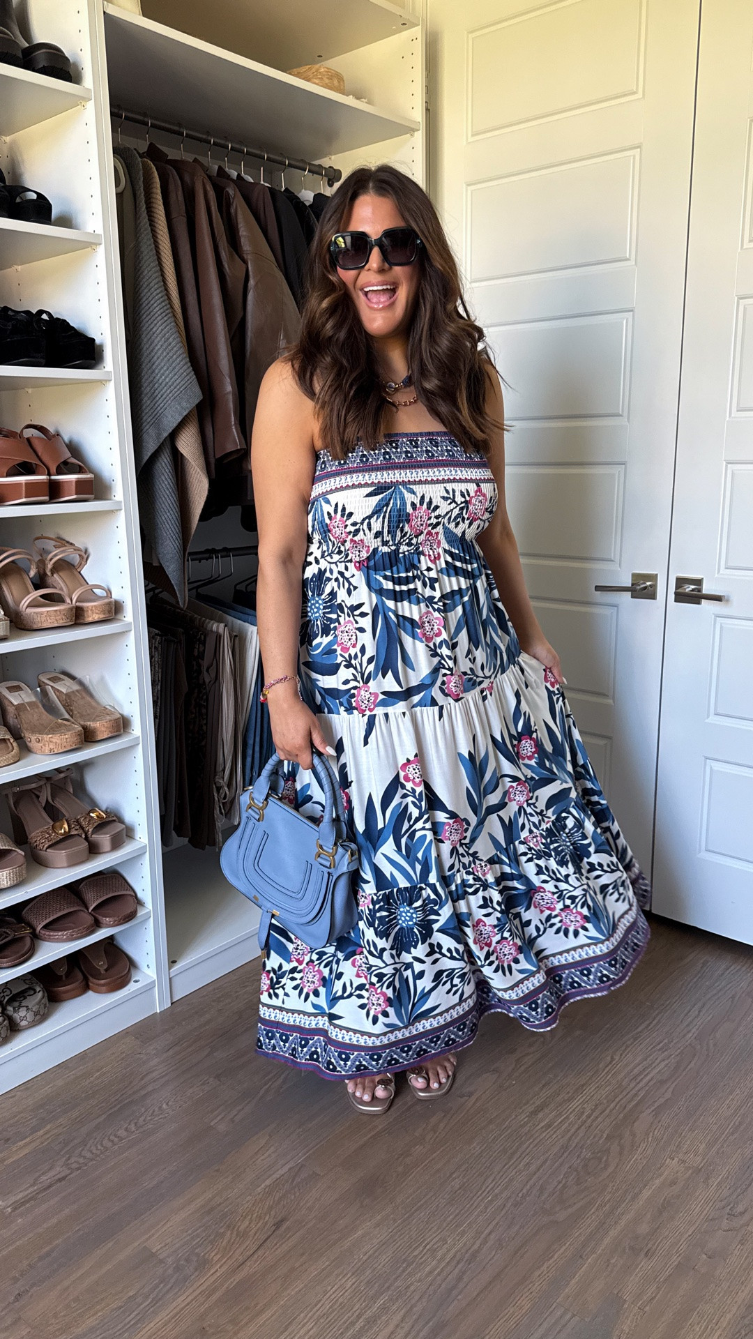This might be one of my favorite summer outfits yet! 😍

Dress: Large

This gorgeous flowy maxi dress is lightweight, flattering, comfortable, and perfect for everything from vacation dinners and summer weddings to brunch, date nights, and everyday wear. The blue floral print is stunning, and the fit is so effortless.

But can we talk about the real MVP? 👏 The wireless strapless bra underneath. No digging, no uncomfortable underwire, no constant pulling it up every five minutes. It gives amazing support, stays put, and works perfectly under all your favorite summer dresses and off-the-shoulder tops.

#SummerStyle #VacationOutfits #midsizefashion #StraplessBra #SummerDressStyle

#LTKootd #LTKgrwm #LTKMidsize