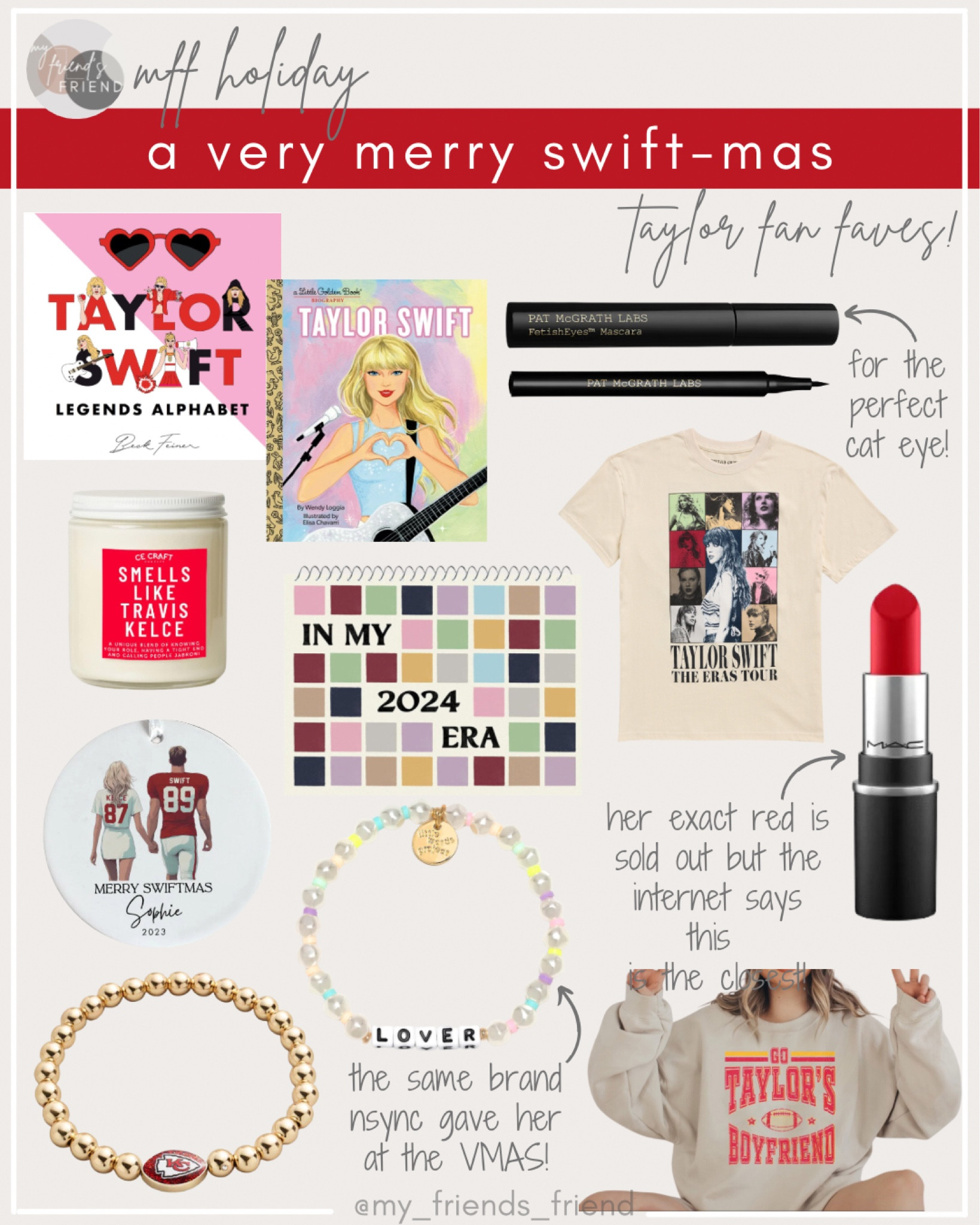 happy birthday taylor + merry swiftmas to all!

not linked: offish eras tour shirt from taylor swift site 

taylor swift merch//taylor swift fans//gifts for her

#LTKGiftGuide #LTKHoliday