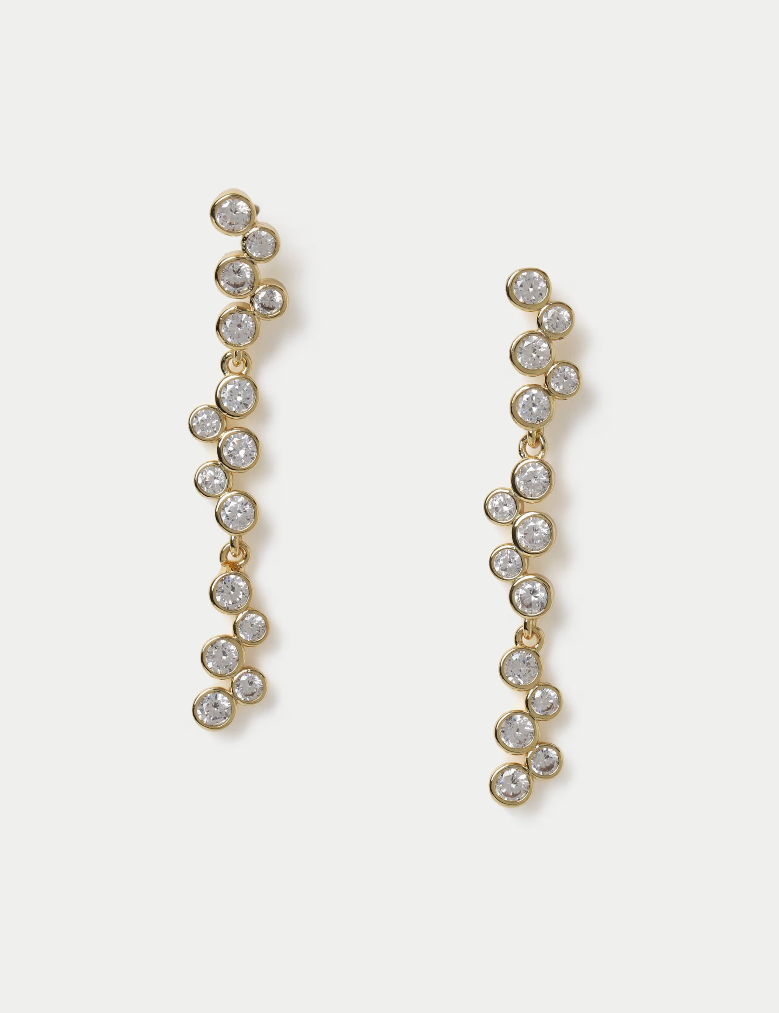 Cubic Zirconia Waterfall Earrings | Marks & Spencer (UK)