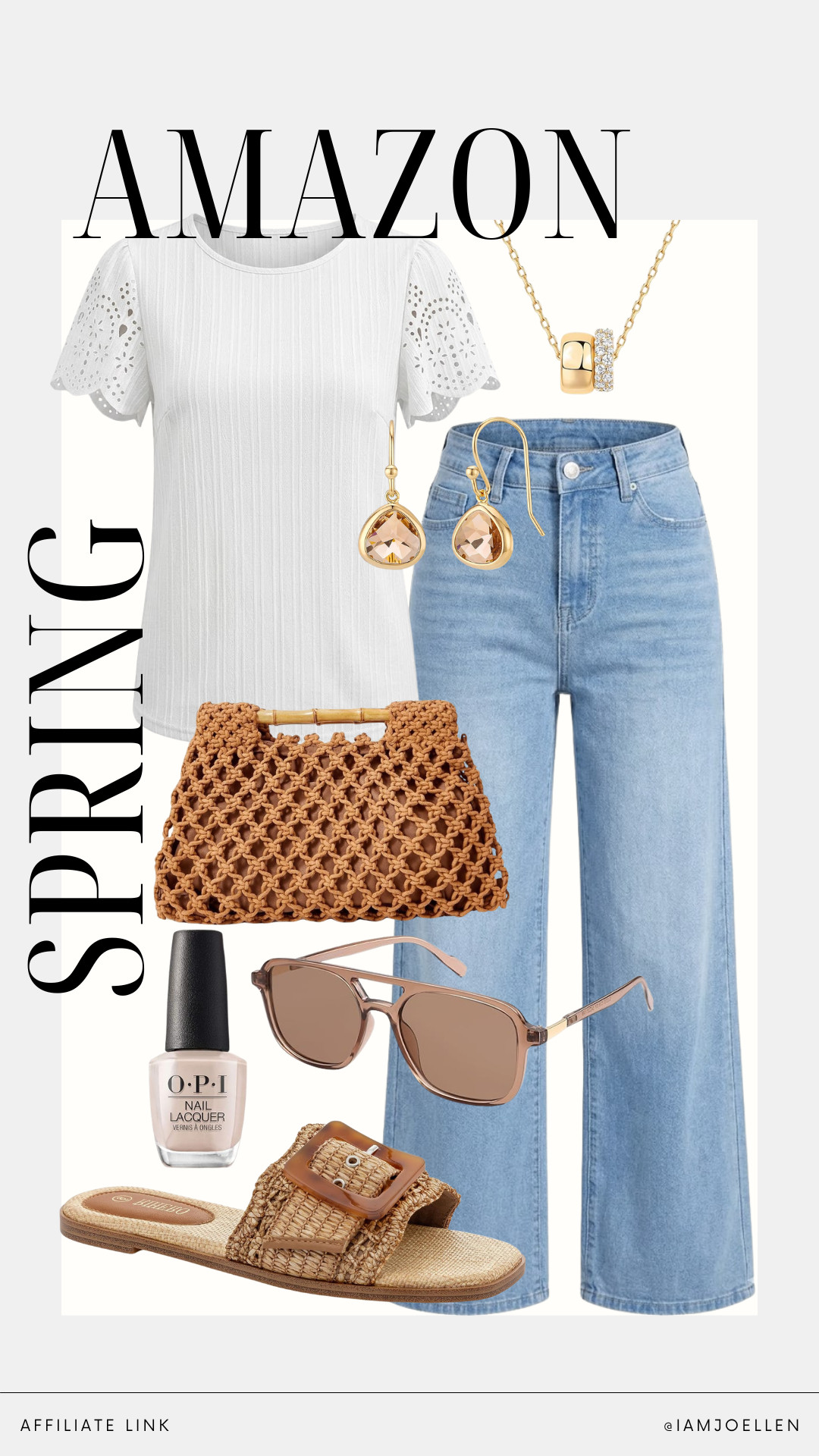 Chic spring look! 🌸 Pairing these wide-leg jeans with a breezy blouse and aviator shades keeps it stylish yet comfy. Don't forget the perfect sandals! #SpringStyle #FashionForward 

 #LTKMothersDay #LTKdayinmylife #LTKootd