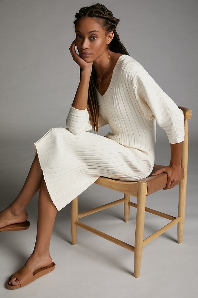 Maris Midi Sweater Dress | Anthropologie (US)