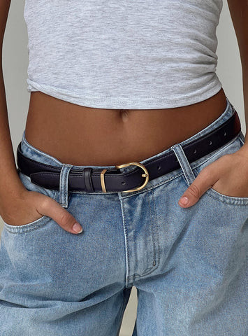 Jaslynn Belt Black | Princess Polly US