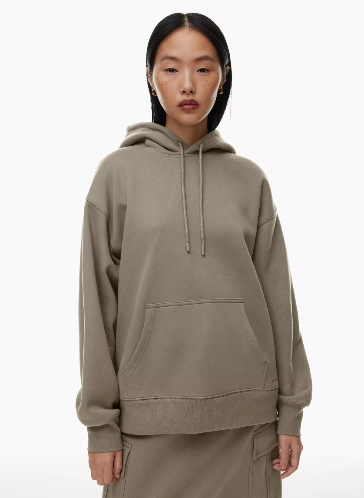 COZY FLEECE BOYFRIEND HOODIE | Aritzia