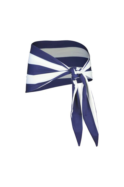 Multiwear Top/Sarong (Navy Cream Stripe) | SAME